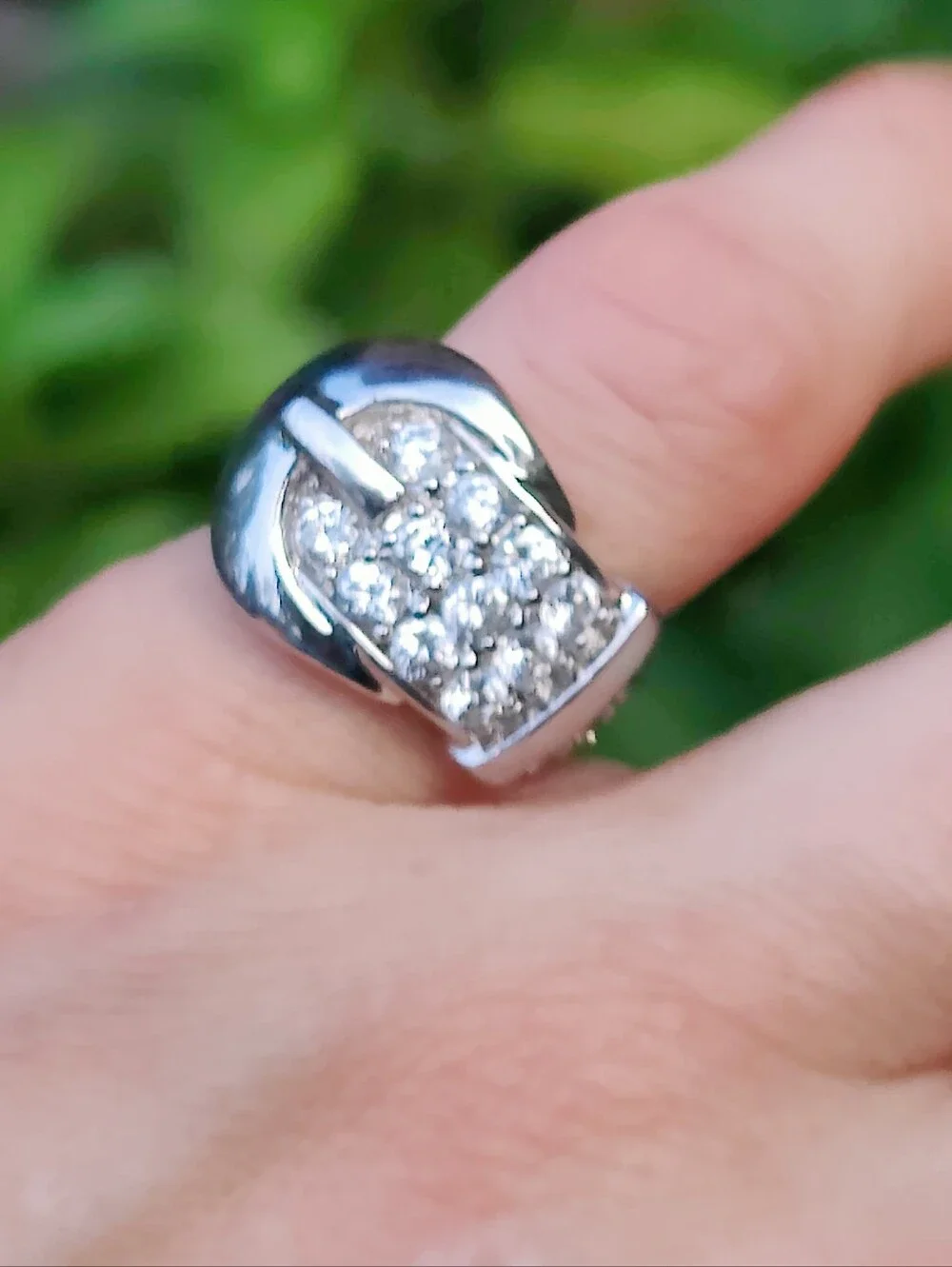 🔥 Heavy Sterling Silver 925 RF Belt Buckle Ring
